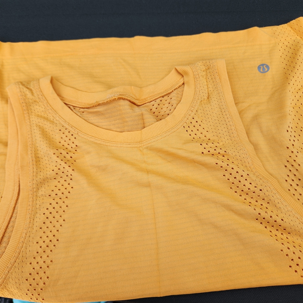 lululemon athletica Orange Tank Top